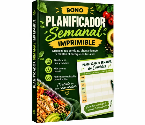 Portada del bono Planificador Semanal Imprimible