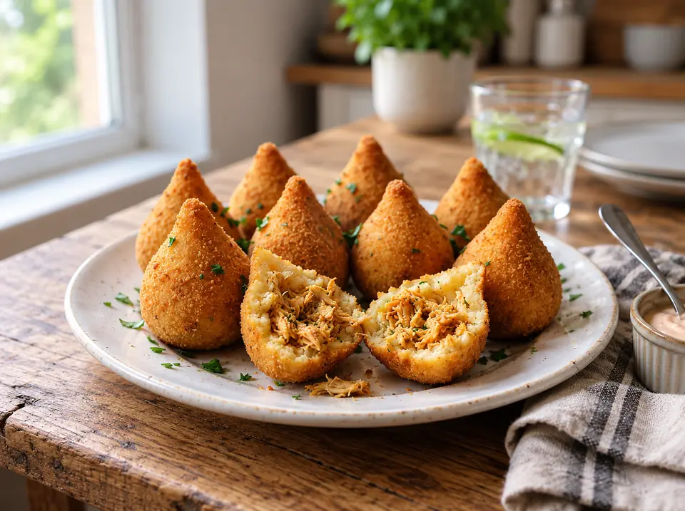 Croquetas de pollo en air fryer