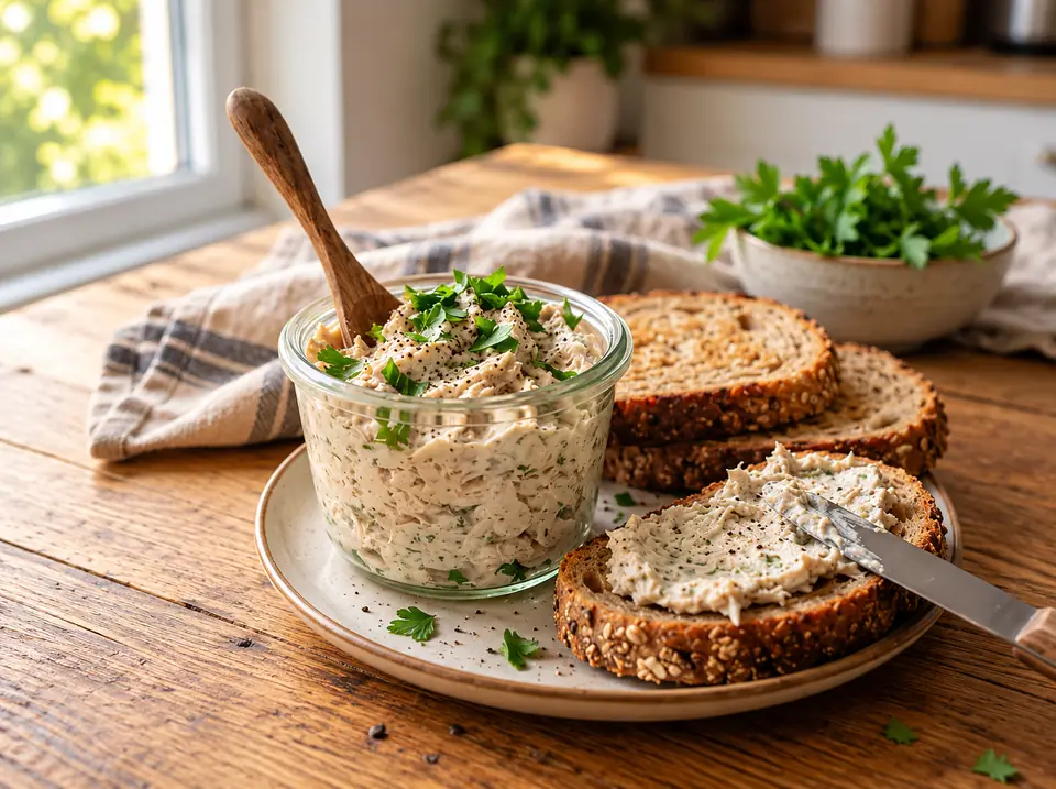 Paté de pollo con yogur